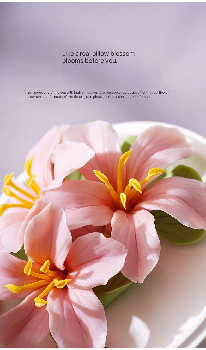 Chinese Intangible Cultural Heritage Handcrafted Ceramic Hand-Molded Flower – Bauhinia Aroma Diffuser