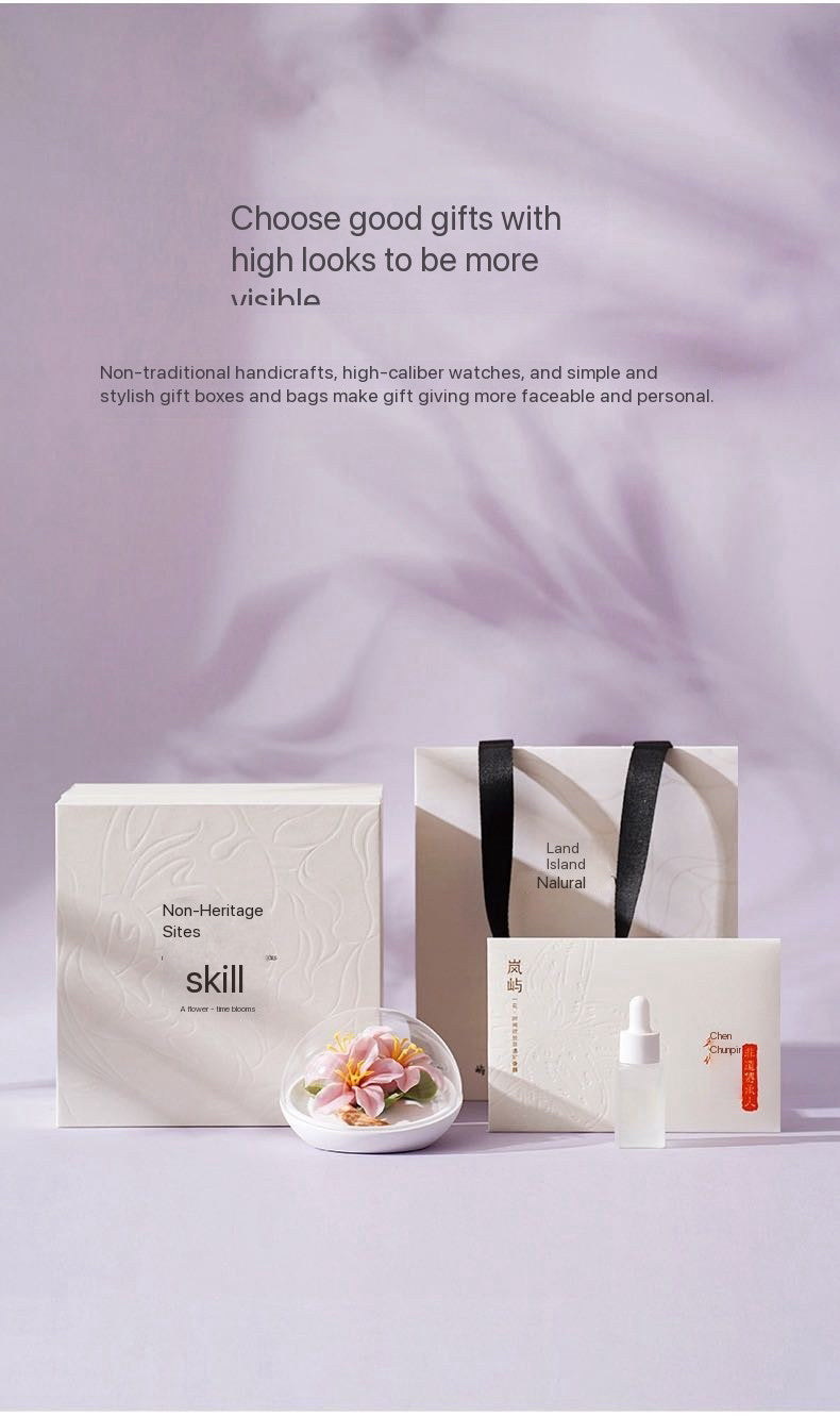 Chinese ICH Handcrafted Ceramic Hand-Molded Flower – Bauhinia Aroma Diffuser