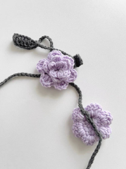 Handmade Crochet Necklace Finished Product