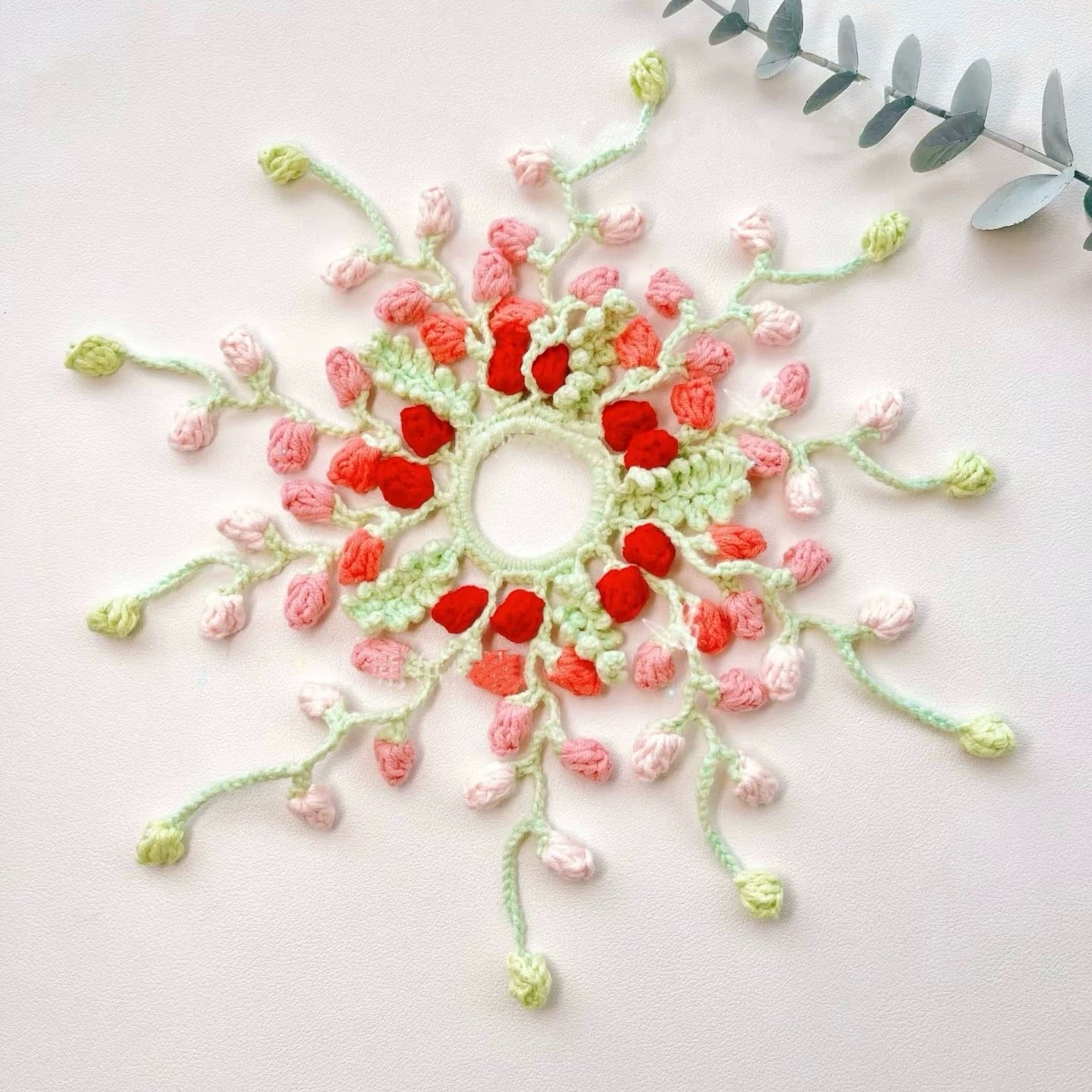 【Materials Pack】Hand-Crocheted Wisteria Flower Hair Tie