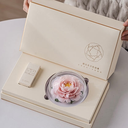 Chinese Intangible Cultural Heritage Porcelain Floral Aroma Diffuser Handmade