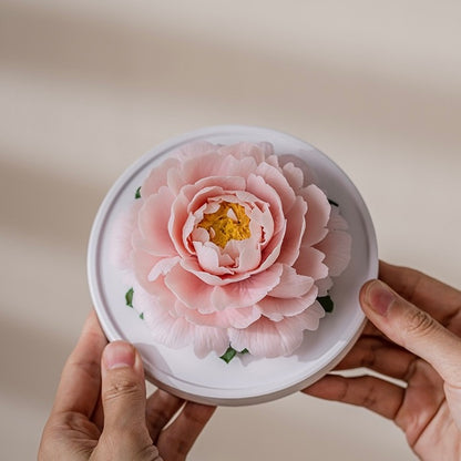 Chinese Intangible Cultural Heritage Porcelain Floral Aroma Diffuser Handmade