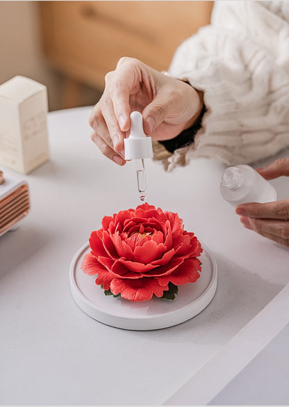 Chinese Intangible Cultural Heritage Porcelain Floral Aroma Diffuser Handmade