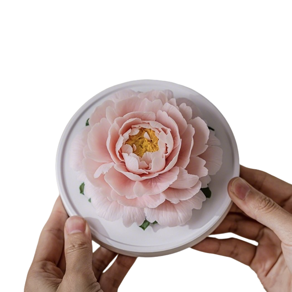 Chinese Intangible Cultural Heritage Porcelain Floral Aroma Diffuser Handmade