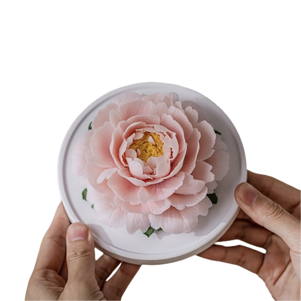 Chinese Intangible Cultural Heritage Porcelain Floral Aroma Diffuser Handmade