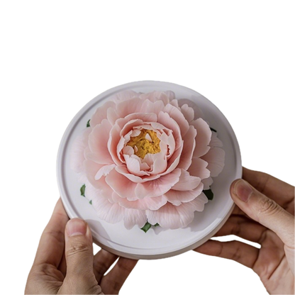 Chinese Intangible Cultural Heritage Porcelain Floral Aroma Diffuser Handmade