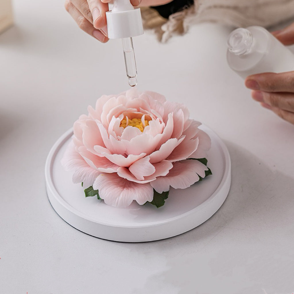 Chinese Intangible Cultural Heritage Porcelain Floral Aroma Diffuser Handmade