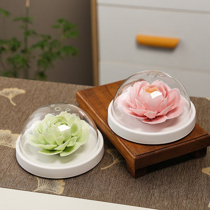 Chinese Intangible Cultural Heritage Hand-Sculpted Ceramic Floral Aroma Diffuser Gift Box
