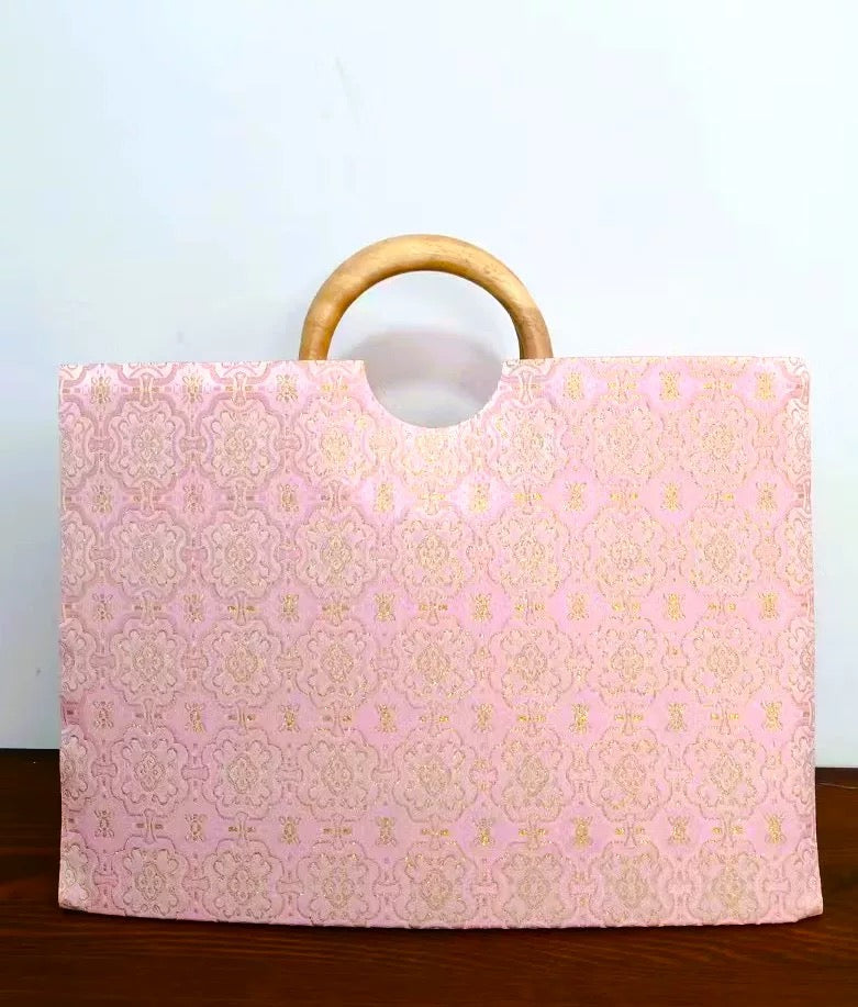 Handmade DIY Sewn Song Brocade Bag Materials