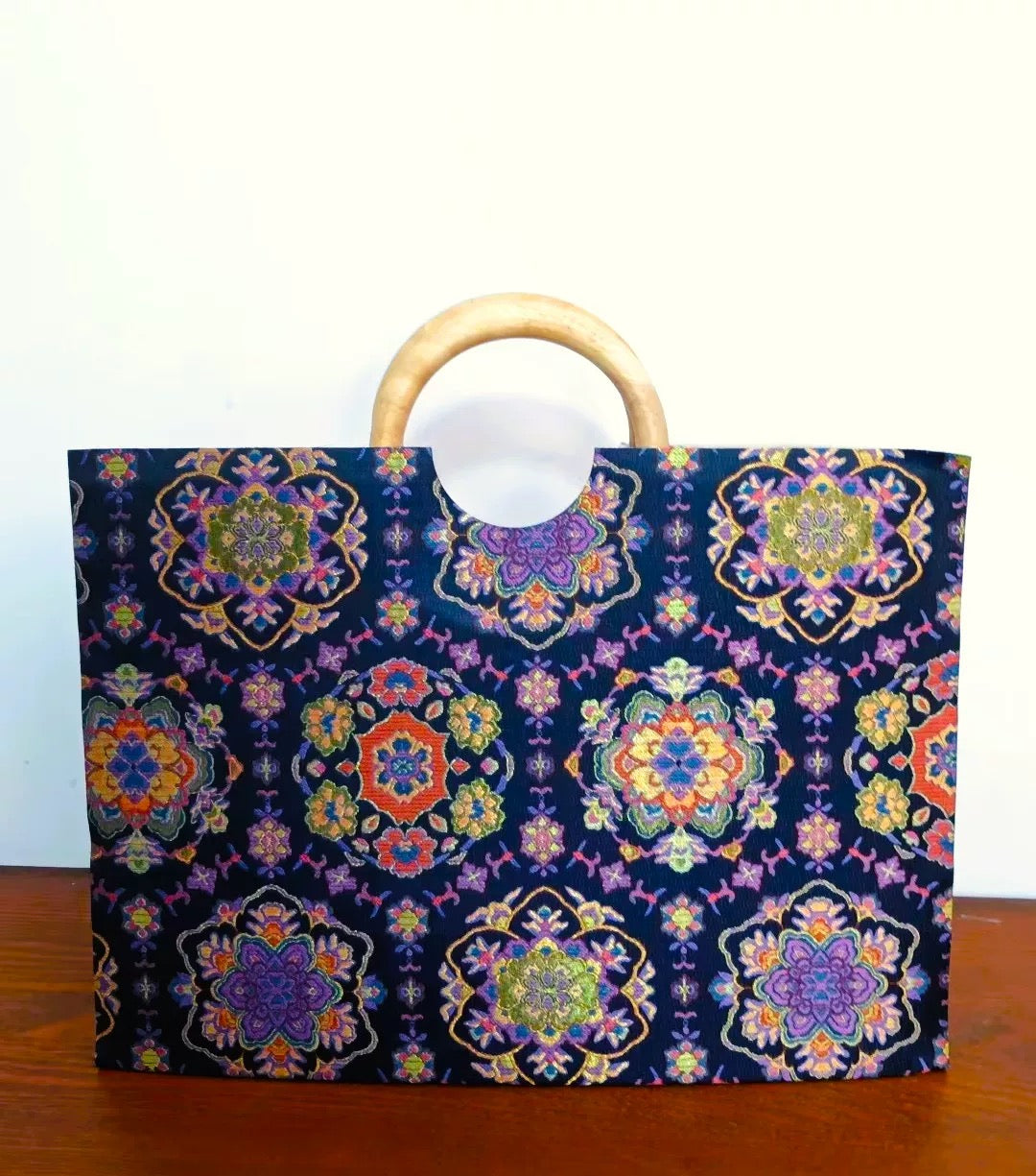 Handmade DIY Sewn Song Brocade Bag Materials