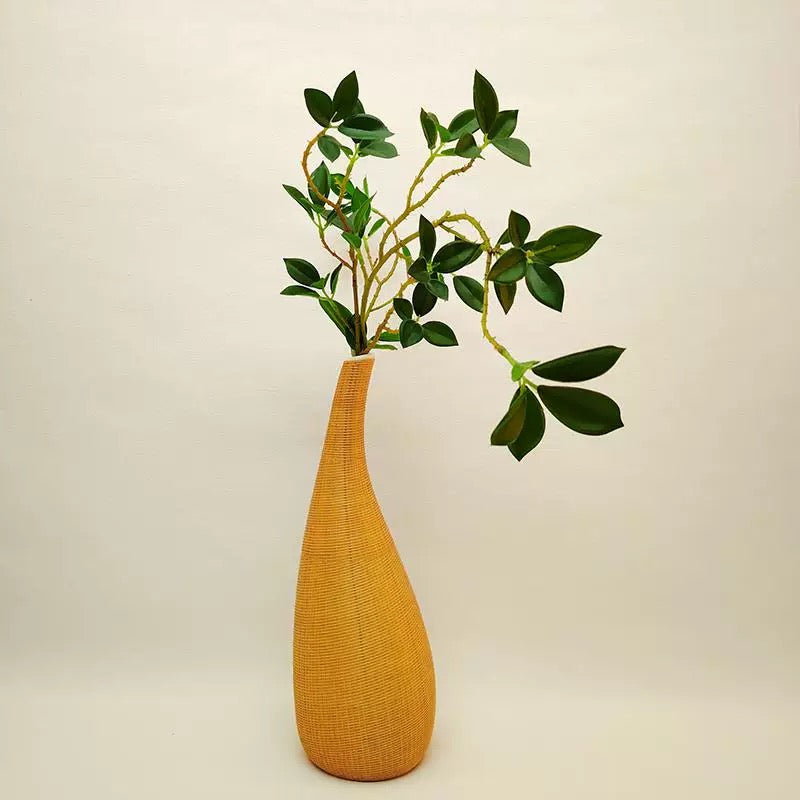 Handcrafted Bamboo Woven Vase