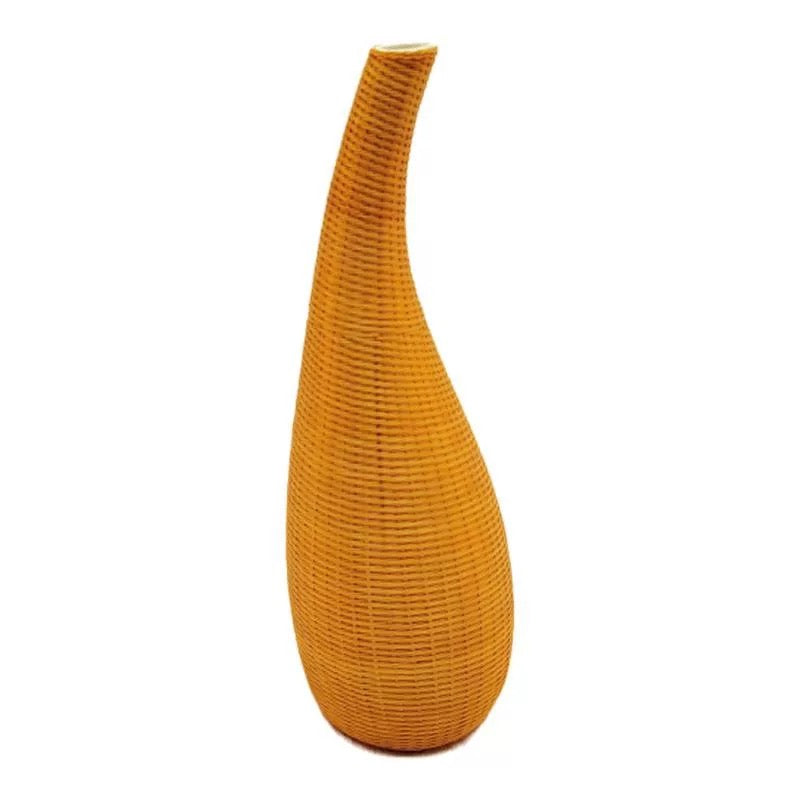 Handcrafted Bamboo Woven Vase