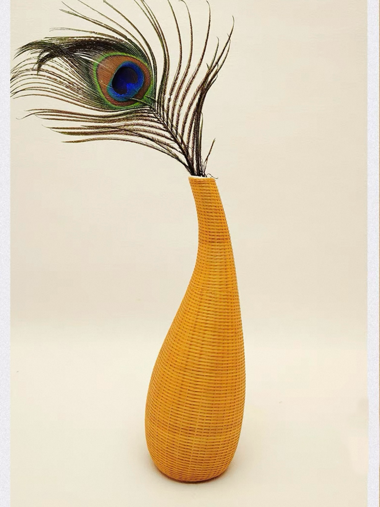 Handcrafted Bamboo Woven Vase