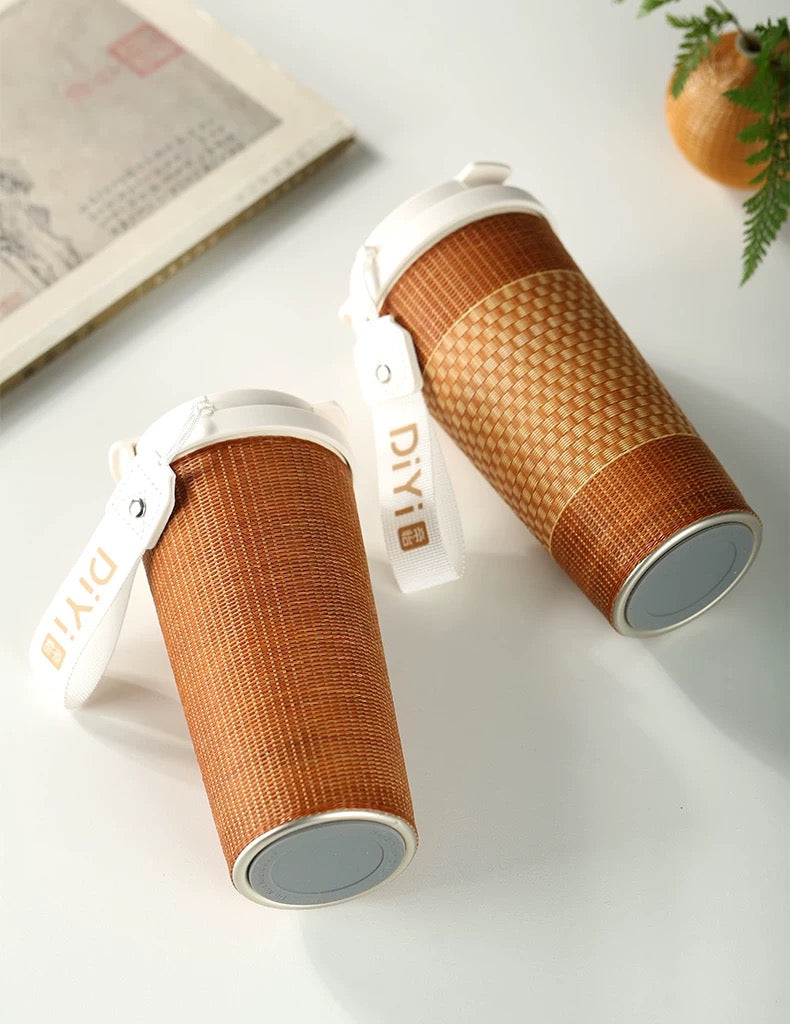 Intangible Heritage Handmade Bamboo Woven Insulated Cup
