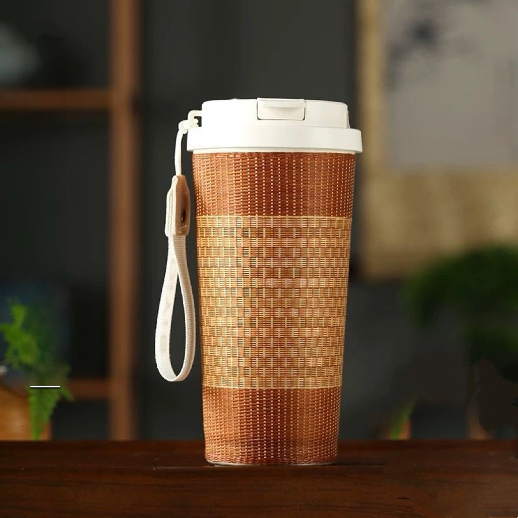 Intangible Heritage Handmade Bamboo Woven Insulated Cup