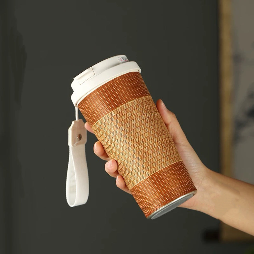Intangible Heritage Handmade Bamboo Woven Insulated Cup