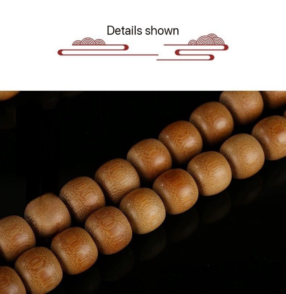 Handcrafted, Finely Milled 108 Yuzhu Beads