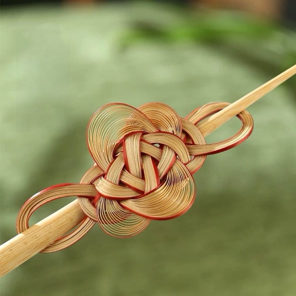Li Ziqi-Style Handmade Bamboo Woven Hairpin