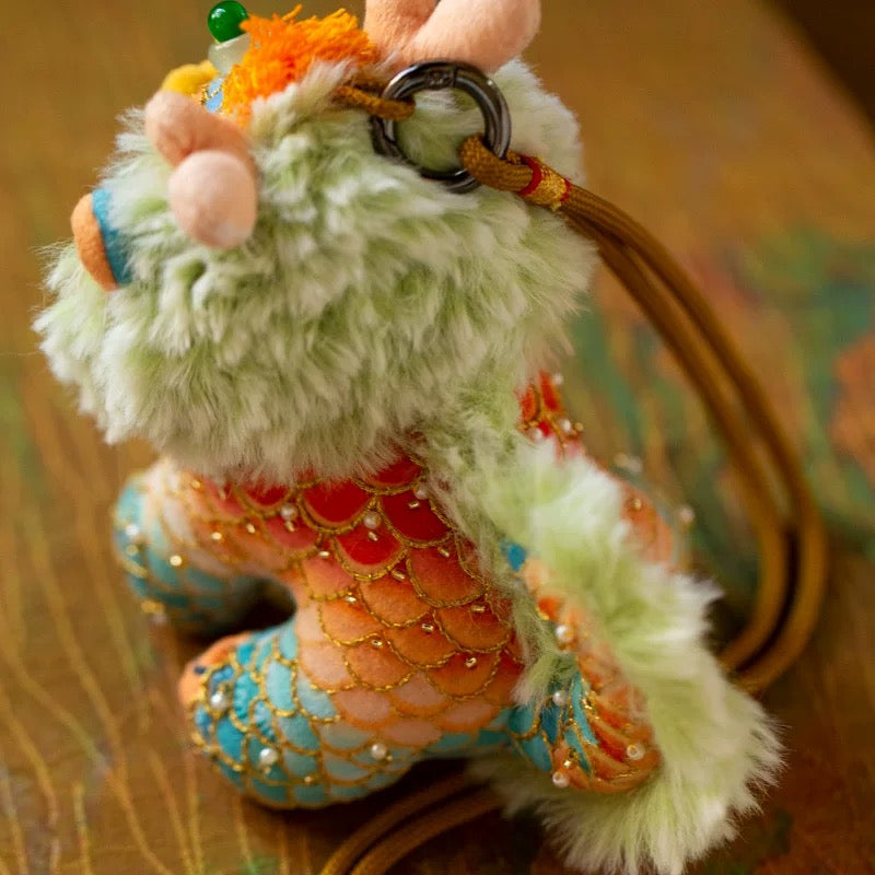 Qilin  hand-embroidered doll
