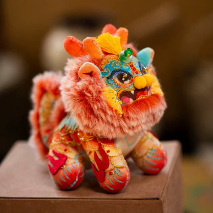 Qilin  hand-embroidered doll