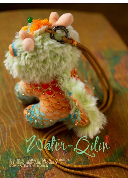 Qilin  hand-embroidered doll