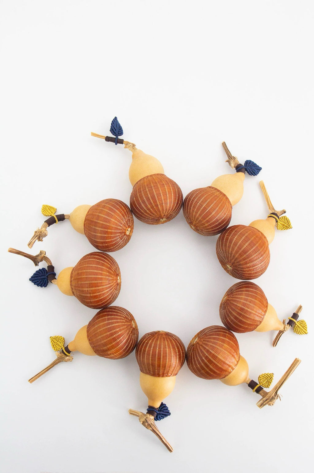 Handmade Bamboo Woven Gourd Pendant Blind Box