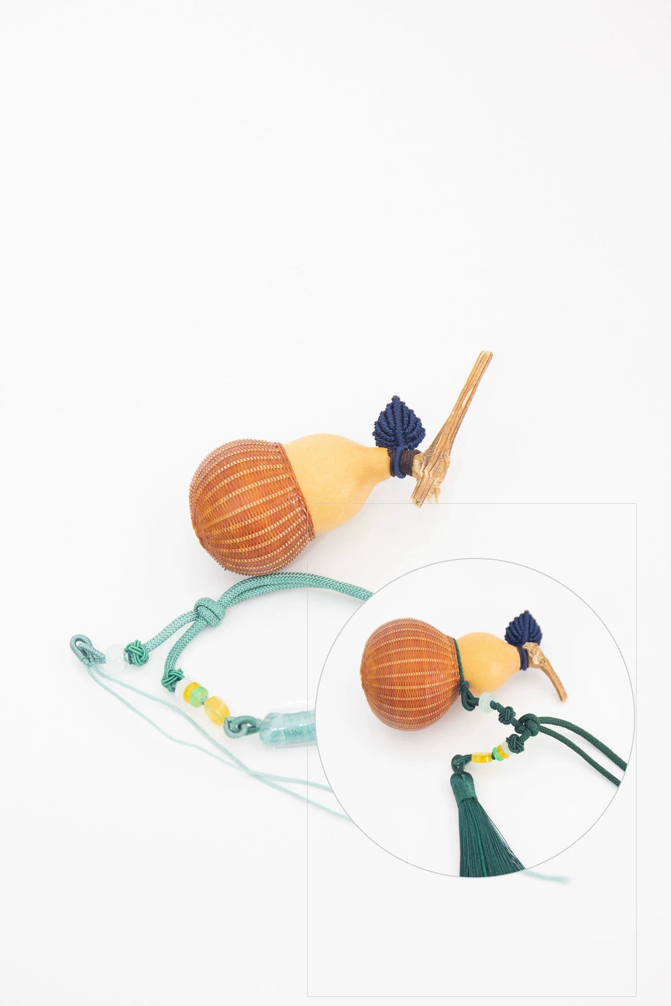 Handmade Bamboo Woven Gourd Pendant Blind Box