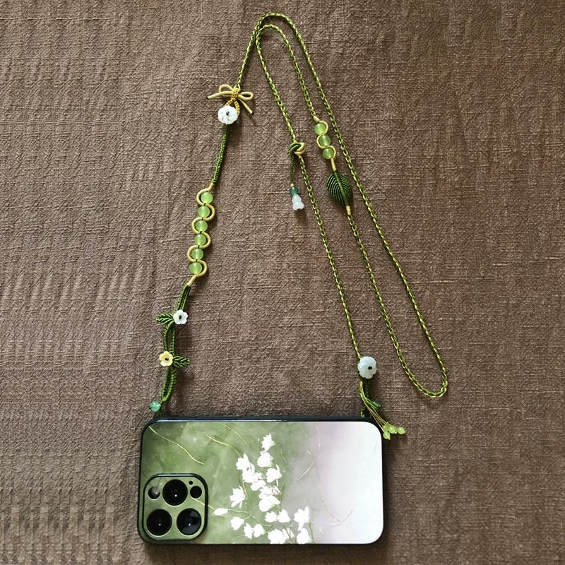 Chinese-Style Embossed Magnolia Phone Case