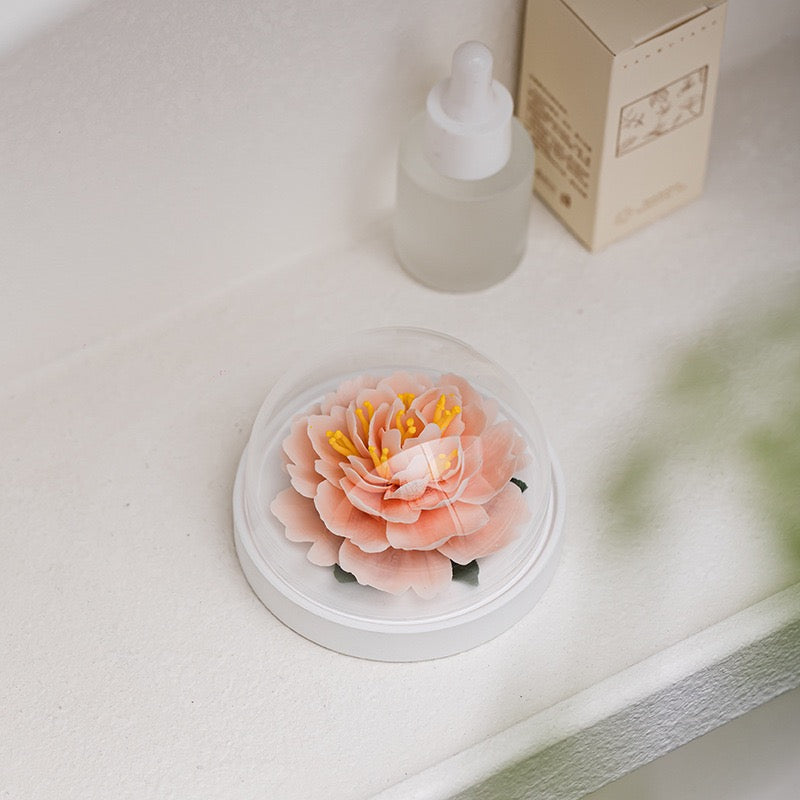 Handcrafted Ceramic Peony Aroma Diffuser Ornament
