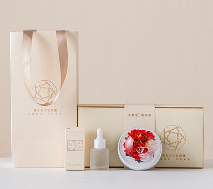 Handcrafted Ceramic Peony Aroma Diffuser Ornament