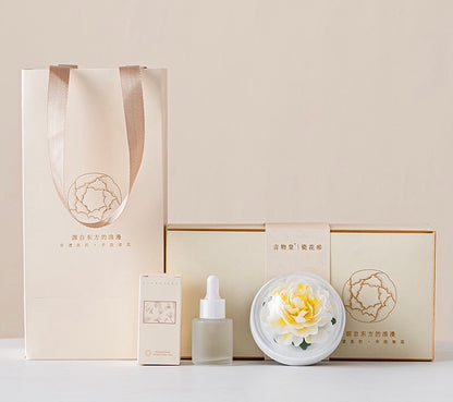 Handcrafted Ceramic Peony Aroma Diffuser Ornament