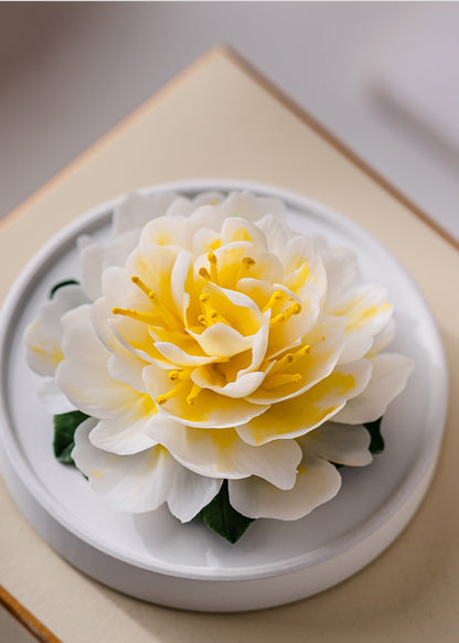 Handcrafted Ceramic Peony Aroma Diffuser Ornament