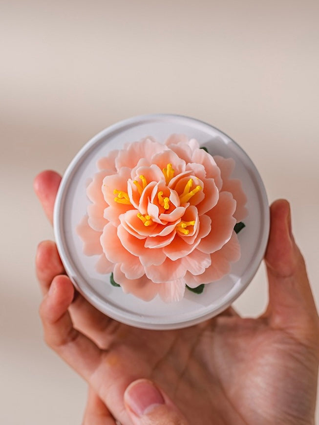 Handcrafted Ceramic Peony Aroma Diffuser Ornament