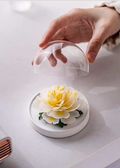 Handcrafted Ceramic Peony Aroma Diffuser Ornament