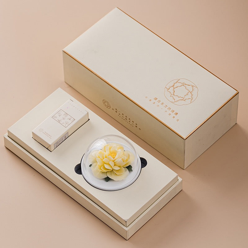 Handmade Ceramic Hibiscus Aroma Diffuser Ornament