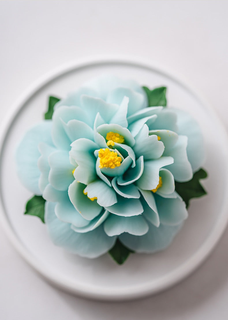 Handmade Ceramic Hibiscus Aroma Diffuser Ornament