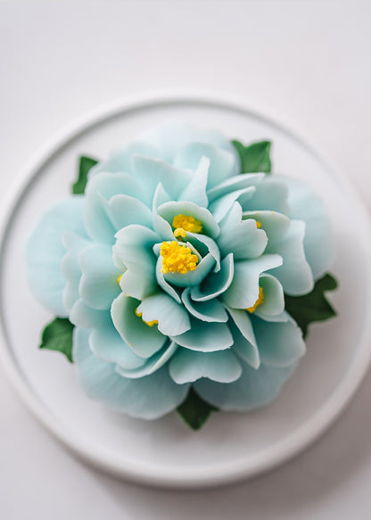 Handmade Ceramic Hibiscus Aroma Diffuser Ornament