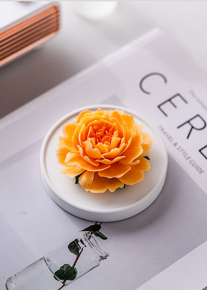 Handmade Ceramic Flower Fragrance Diffuser – Peony