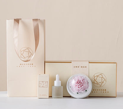 Hand-molded Ceramic Peony Aroma Diffuser