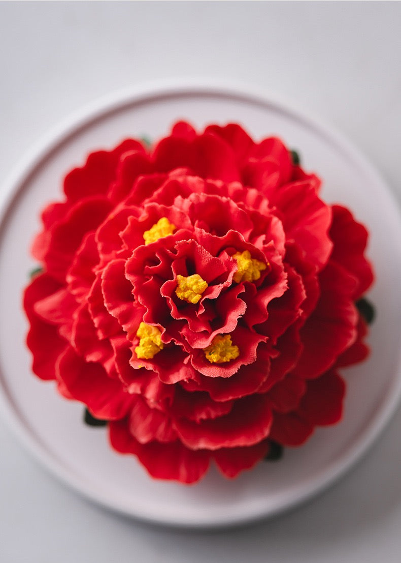 Hand-molded Ceramic Peony Aroma Diffuser