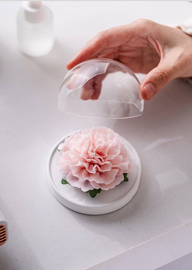 Hand-molded Ceramic Peony Aroma Diffuser
