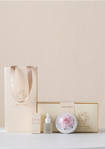 Hand-molded Ceramic Peony Aroma Diffuser