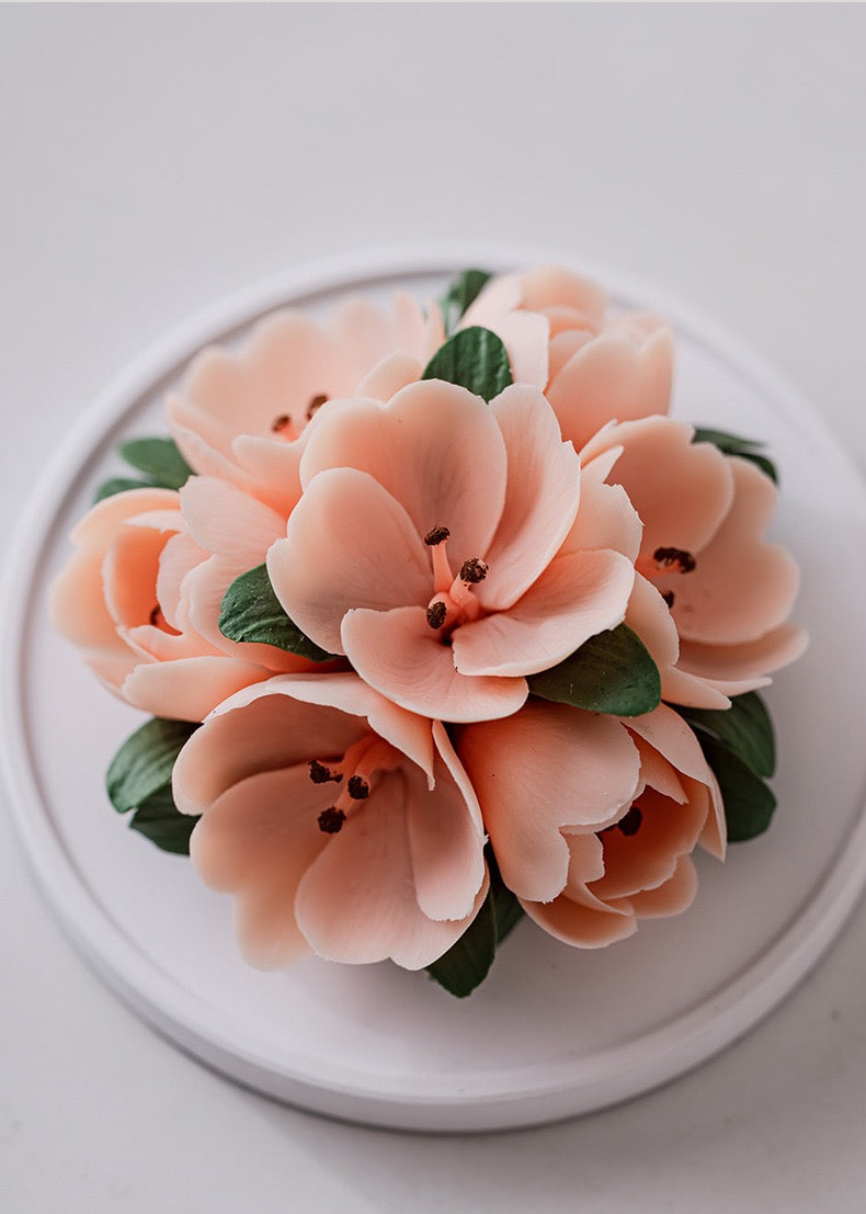 Hand-Molded Ceramic Flower Fragrance Diffuser – Tulip