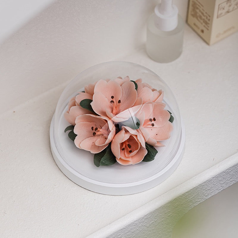 Hand-Molded Ceramic Flower Fragrance Diffuser – Tulip