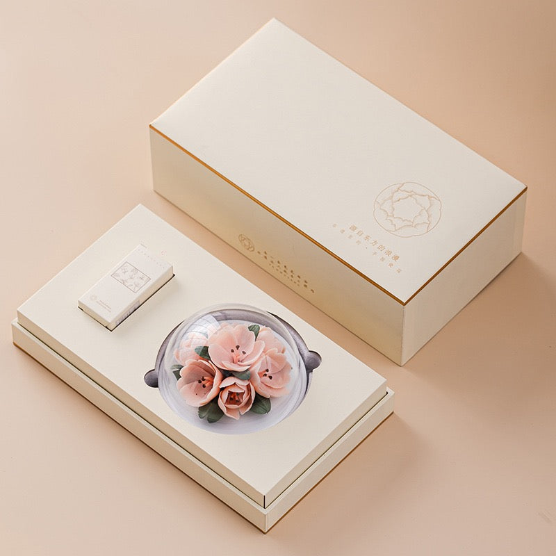 Hand-Molded Ceramic Flower Fragrance Diffuser – Tulip