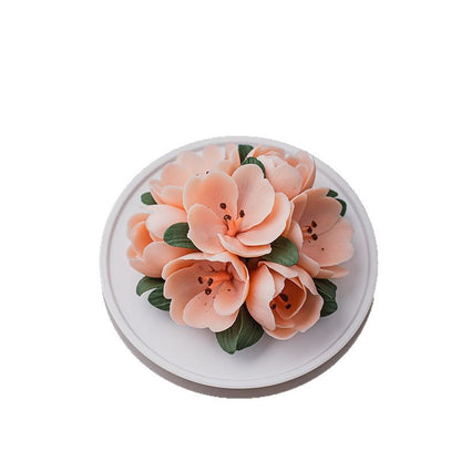 Hand-Molded Ceramic Flower Fragrance Diffuser – Tulip