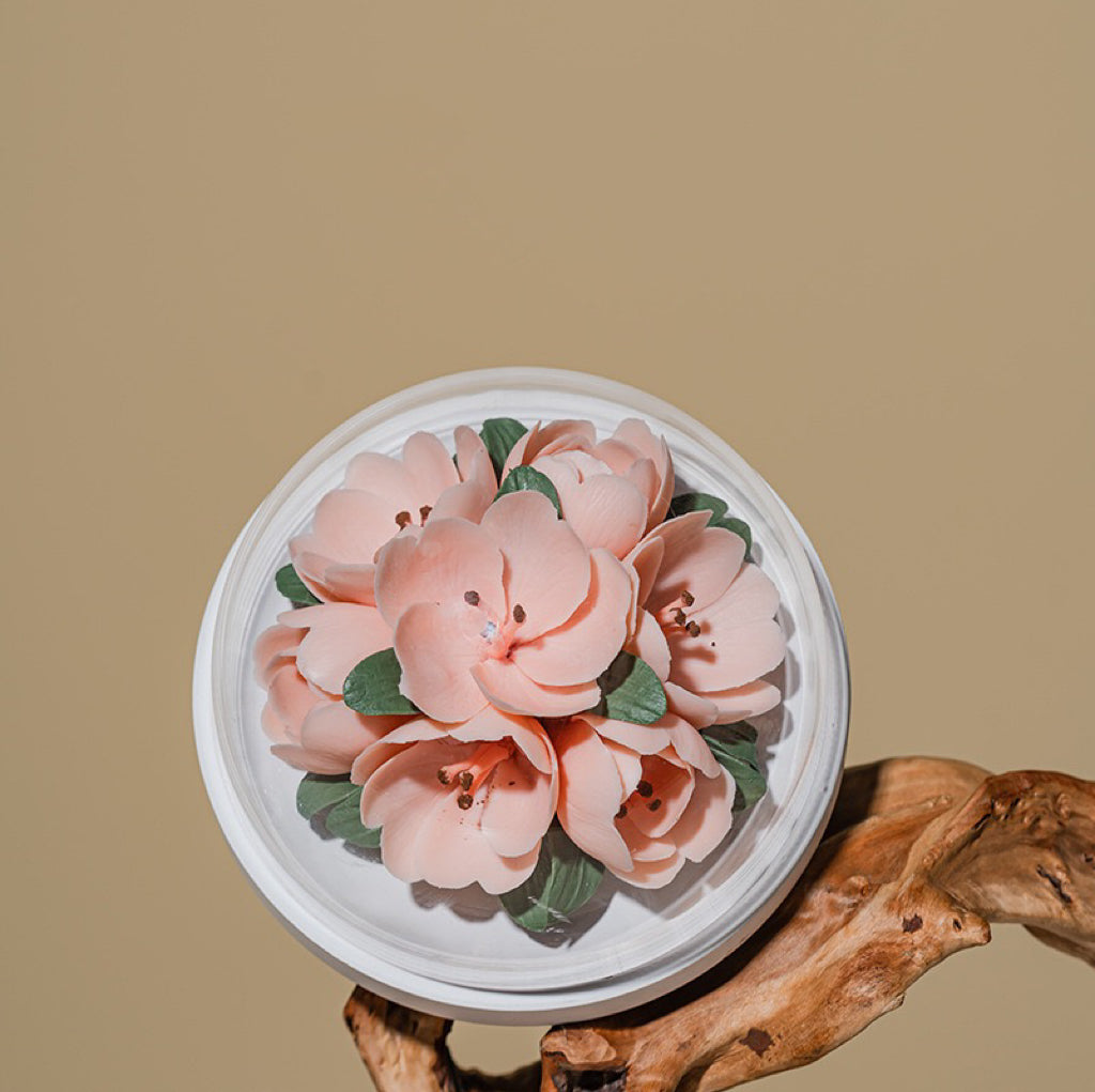 Hand-Molded Ceramic Flower Fragrance Diffuser – Tulip