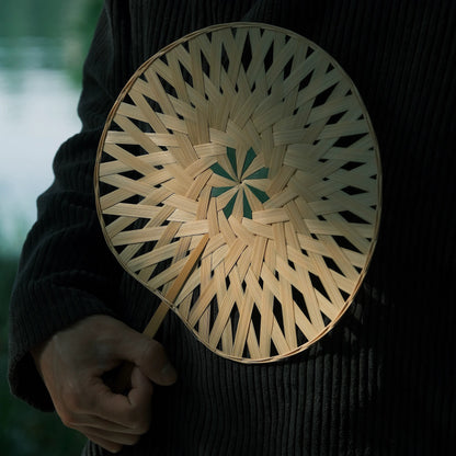 ICH Handmade Bamboo Woven Fan