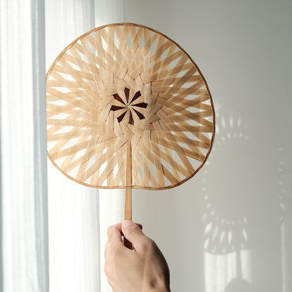ICH Handmade Bamboo Woven Fan