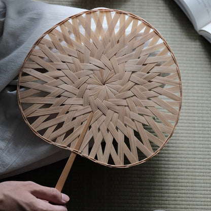 ICH Handmade Bamboo Woven Fan